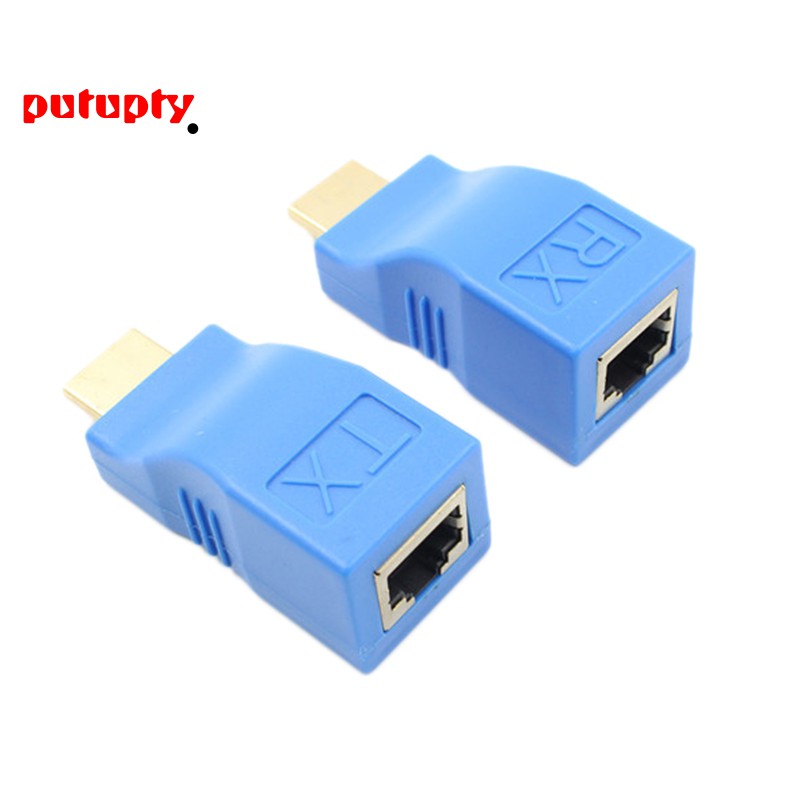 Đầu nối dài chuyển đổi cắm HDMI sang cổng Rj45 LAN