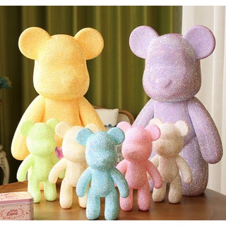 Gấu đính đá handmade Bearbrick size 23cm cao cấp cho mọi lứa tuổi