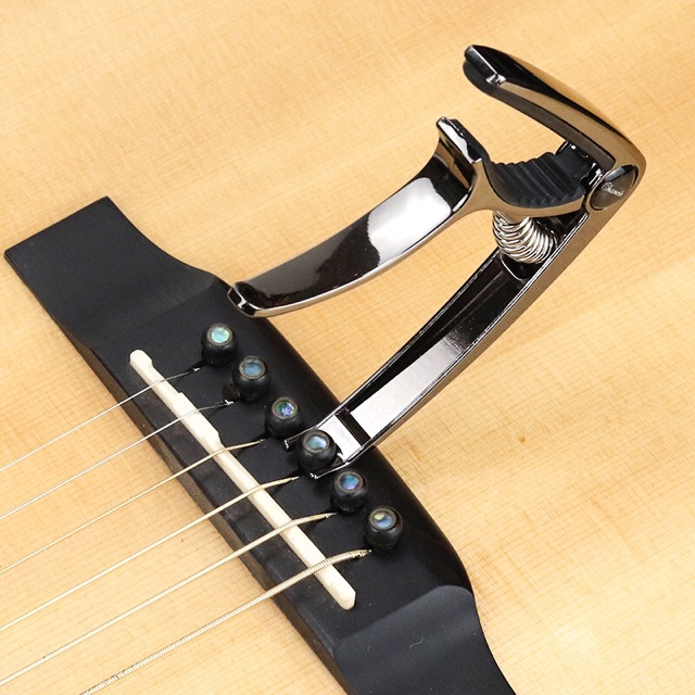 Capo guitar acoustic cao cấp 2 chức năng kèm cậy nhổ chốt đàn chất lượng dành cho đàn ghi ta sử dụng dây sắt ENZI