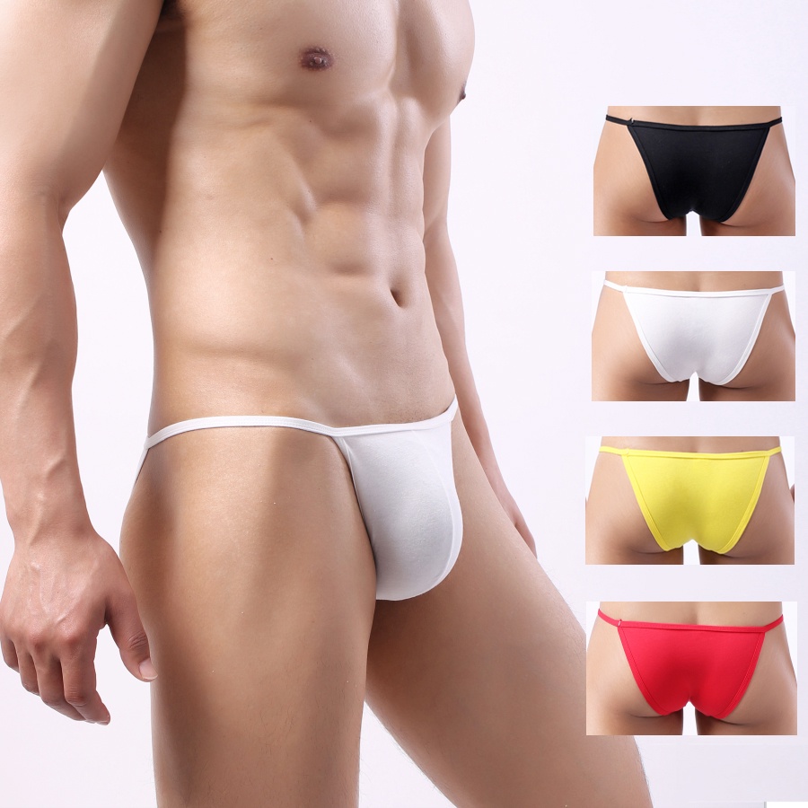 Quần Lót Cotton Lưng Thấp Thoáng Khí Gợi Cảm Cho Nam