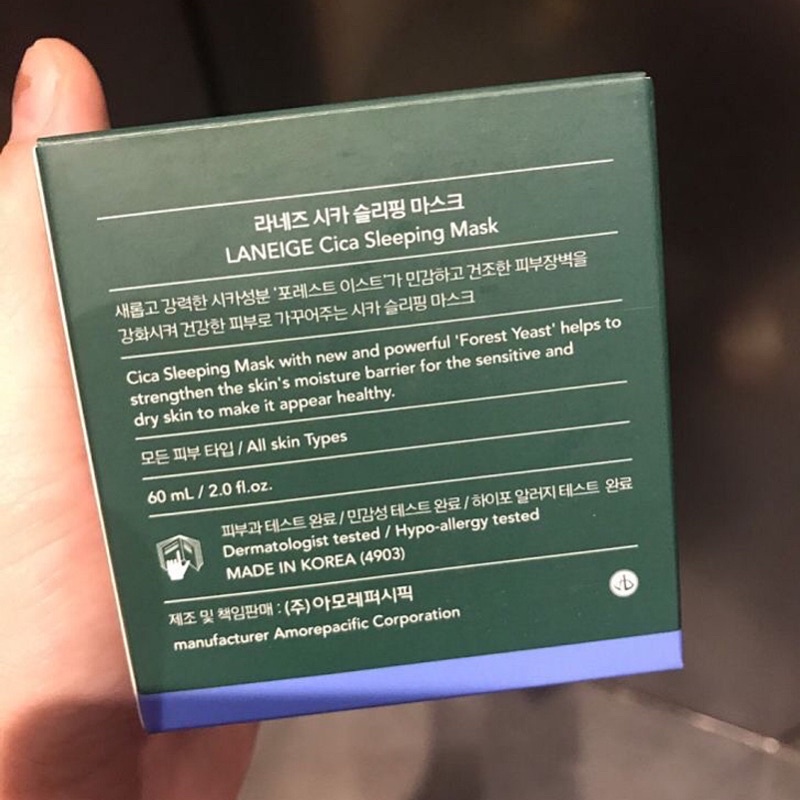 [Authentic] Mặt nạ ngủ LANEIGE Cica Sleeping Mask EX 60ML | BigBuy360 - bigbuy360.vn