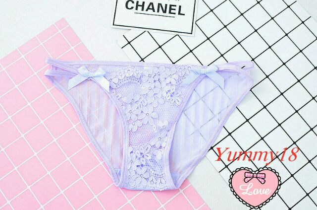 Quần chip ren sọc, dây hông đôi sexy