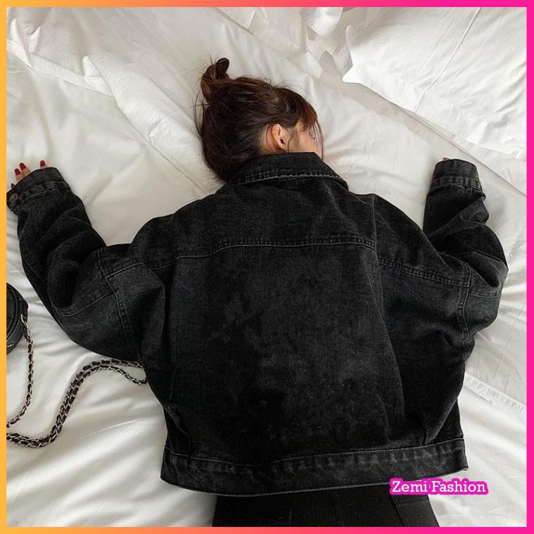 Áo khoác denim nữ ❤️ áo khoác jean nữ form rộng ❤️ áo khoác bò nữ | BigBuy360 - bigbuy360.vn