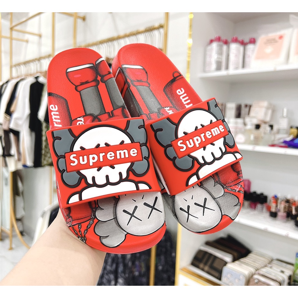 Dép Lê Sup Nam Nữ Cao Su Non Unisex Uzzlang Đế Mềm Êm Chân