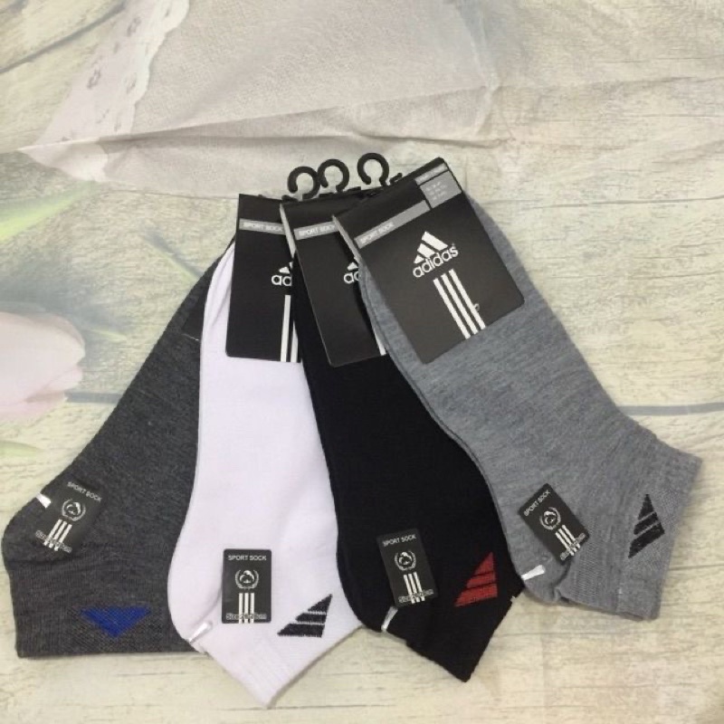 Sét 5 đôi tất vớ adidas cổ ngắn hàng loại đẹp