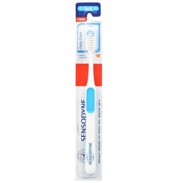 Bàn chải đánh răng dành cho răng ê buốt Sensodyne Daily Protection Soft ( Giao Màu Ngẫu Nhiên )