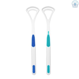 Bộ 2 dụng cụ cạo lưỡi loại bỏ mùi hôi chăm sóc răng miệng