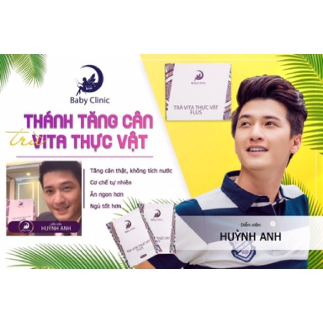 Trà tăng cân vita thực vật flus Chính Hãng