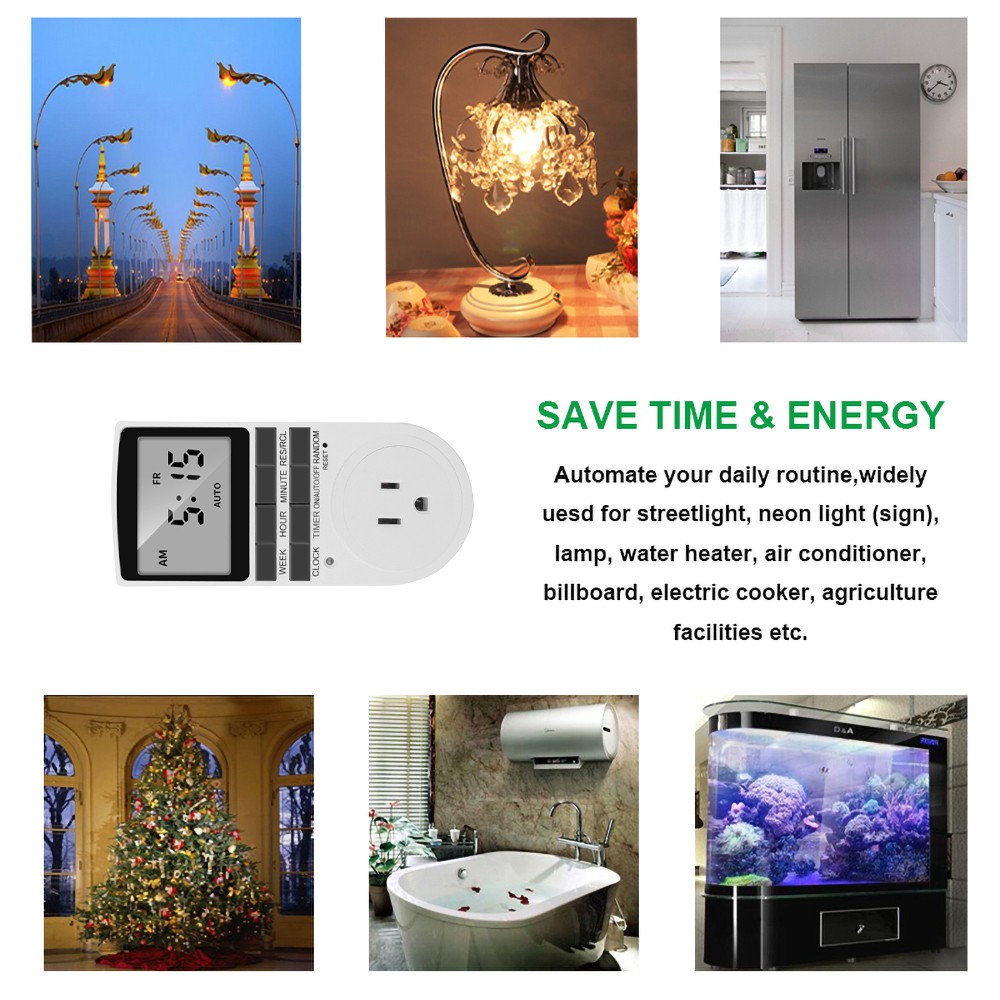 Bộ điều khiển hẹn giờ kĩ thuật số thông minh bằng điện