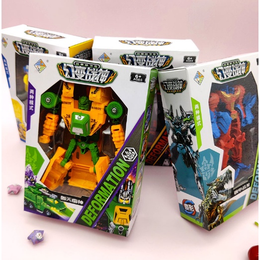 Đồ Chơi Robot Biến Hình Transformer, Lắp Ráp Robot Deformation, Lắp Ráp Siêu Nhân 02107