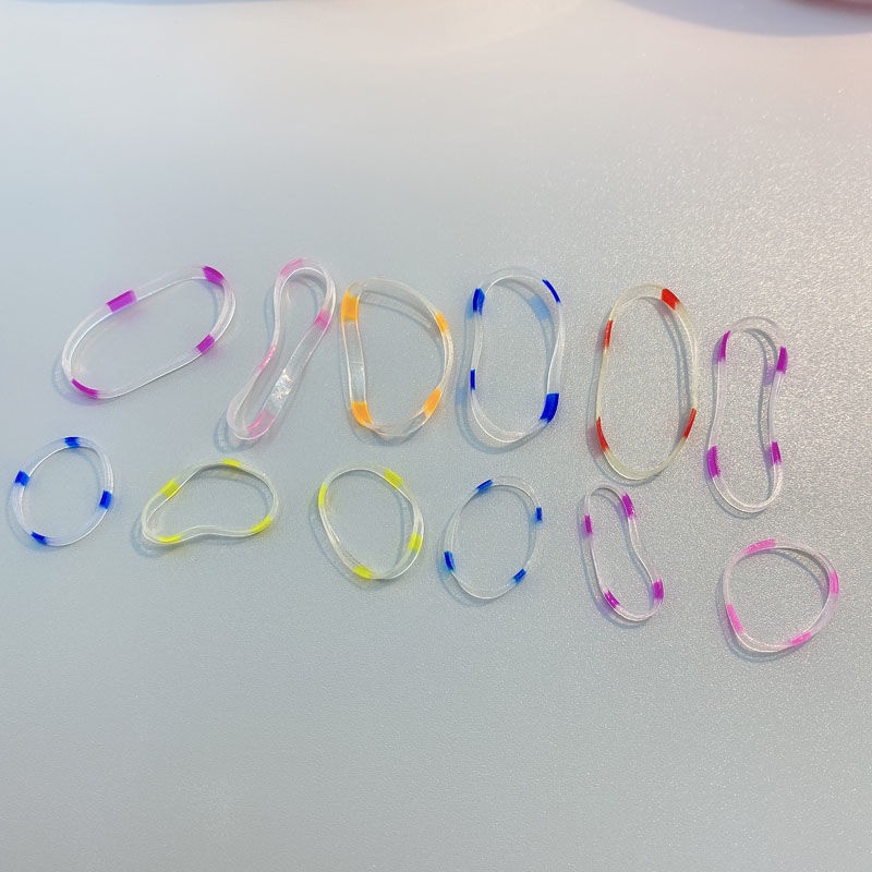 [Set 7 chiếc] dây buộc cột tóc co giãn phối lông nhung dễ thương