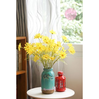 Hoa lụa 🌸 | Hoa Cúc Mây cắm lọ hoa đẹp nhẹ nhàng thanh nhã