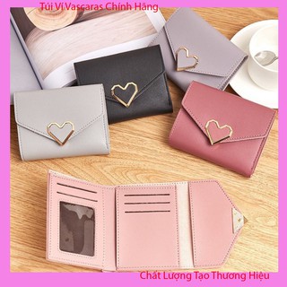 Ví Nữ Đẹp Khóa Hình Trái Tim Nhiều Ngăn Tiện Dụng VN03_VASCARAS