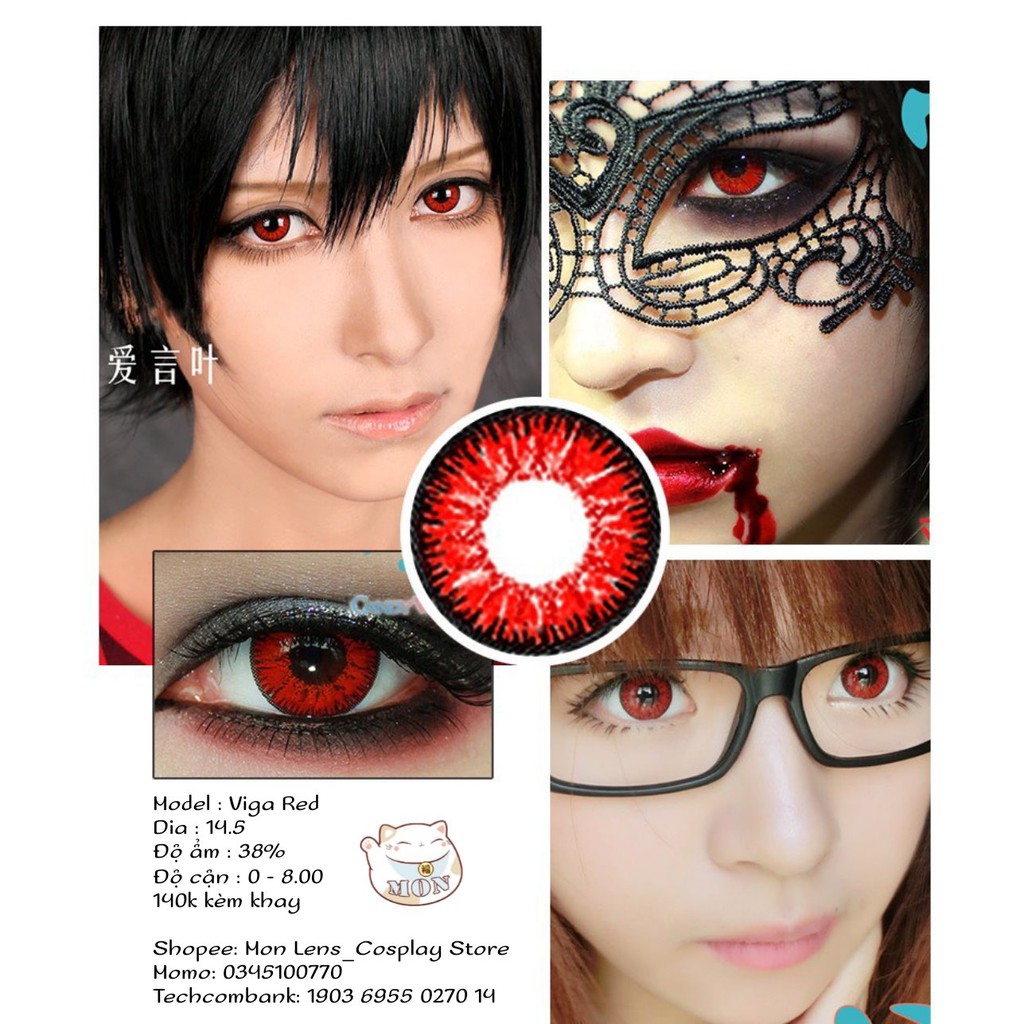 [Có sẵn] Viga Contact Lens - Kính áp tròng cosplay