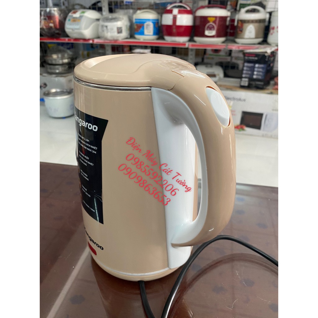 Bình đun siêu tốc Kangaroo 1.5 lít KG-18K1 - Hàng  95%