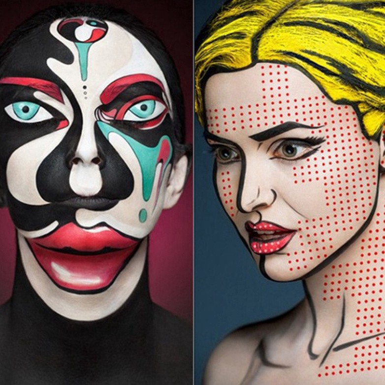 (thanh lý) Bộ 12 Màu Vẽ Mặt / Cơ Thể Hóa Trang Dự Tiệc | BigBuy360 - bigbuy360.vn