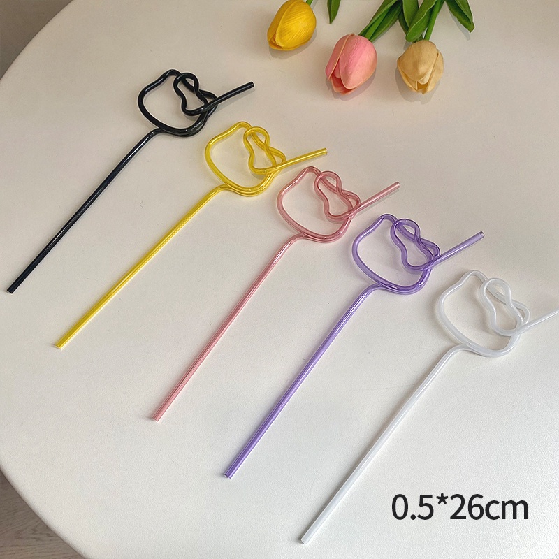 Ống Hút Hello Kitty Nhiều Màu Dễ Thương