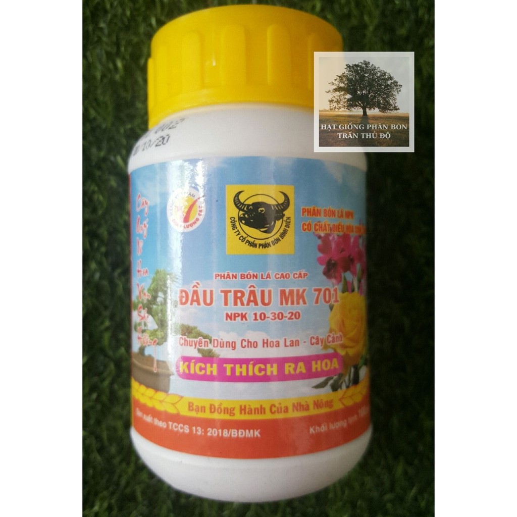 PHÂN BÓN LÁ ĐẦU TRÂU 701  - NPK 10-30-20 HỦ 100GR