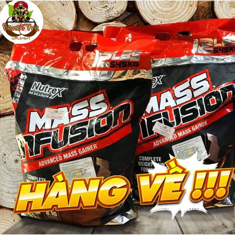 [QUÀ TẶNG] NUTREX MASS INFUSION - SỮA TĂNG CÂN TĂNG CƠ CHẤT LƯỢNG (5.4 KG)