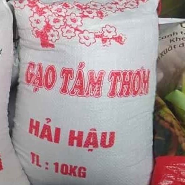 Gạo tám thơm hải hậu bao 10kg