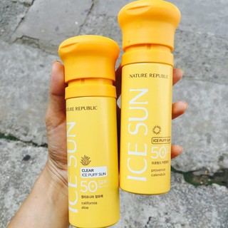 KEM CHỐNG NẮNG Nature Republic Provence Calendula Ice Puff Sun SPF 50 PA+++