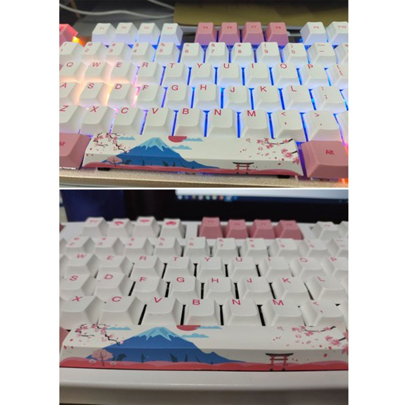 Nút Spacebar Pbt Nhuộm Màu Năm Mặt 6.25u Cho Máy Ảnh Fuji