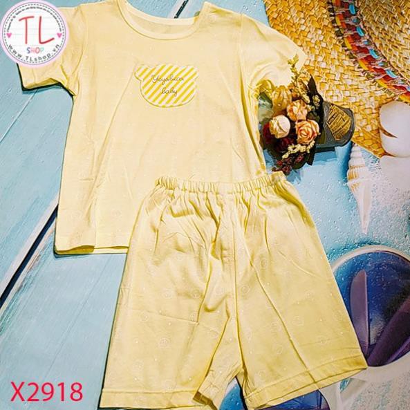 Thời trang trẻ em - Bộ áo quần thun ngắn cho bé hình gấu - Quần áo bé trai - Bộ bé trai - Quần áo bé gái - Bộ bé gái