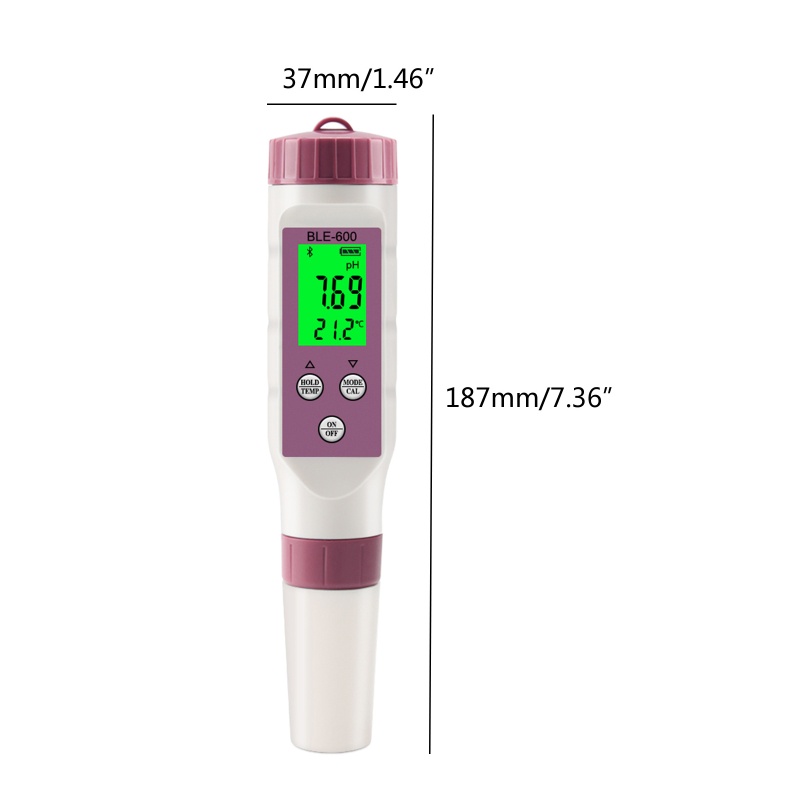 Máy Đo Chất Lượng Nước 7 Trong 1 Temp ORP EC TDS