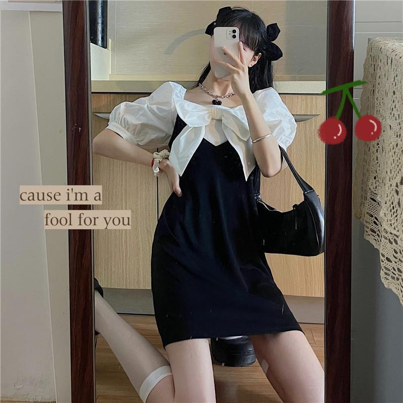 Đầm ôm Tay Ngắn Kiểu Dáng Retro Thời Trang Quyến Rũ | BigBuy360 - bigbuy360.vn