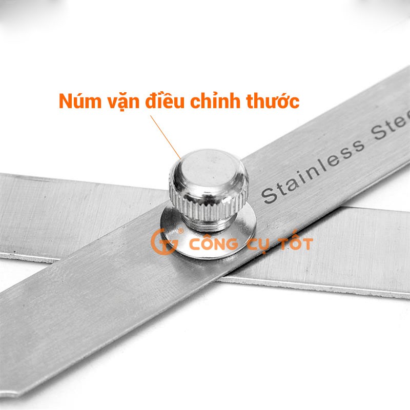 THƯỚC ĐO ĐỘ VÒNG CUNG 180 ĐỘ GT707
