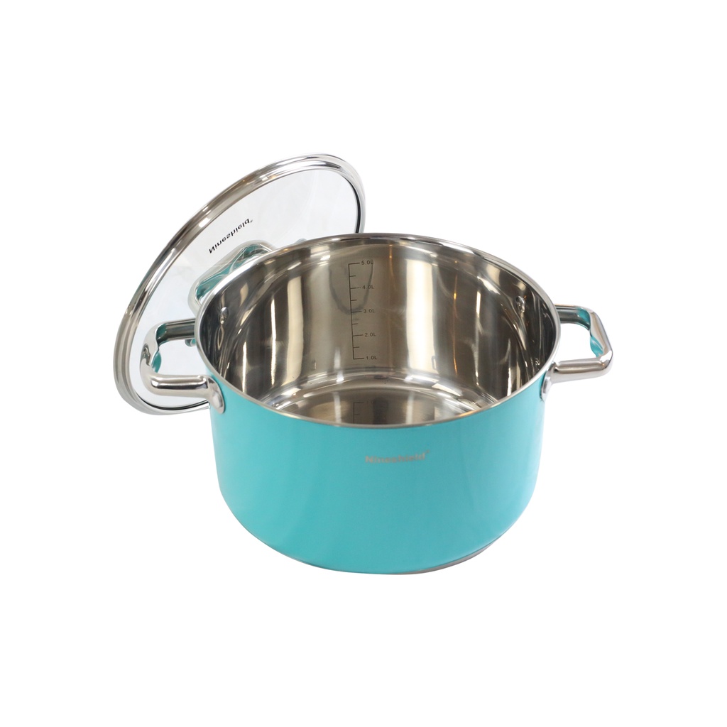 Bộ nồi chảo cao cấp 5 món Nineshield KB BNI68 Humy Shop