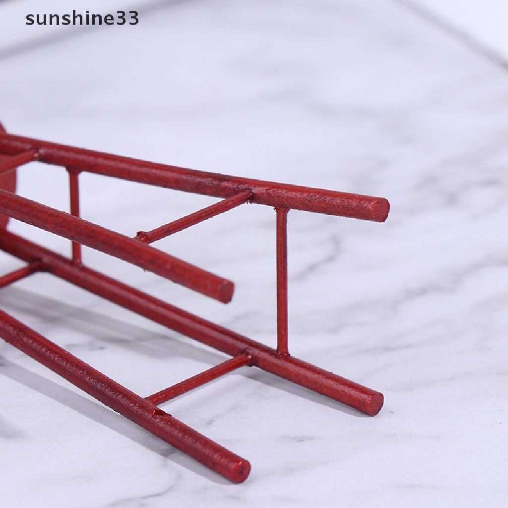 Mô Hình Ghế Đẩu Cao Cổ Bằng Gỗ Tỉ Lệ 1: 12 Trang Trí Nhà Búp Bê