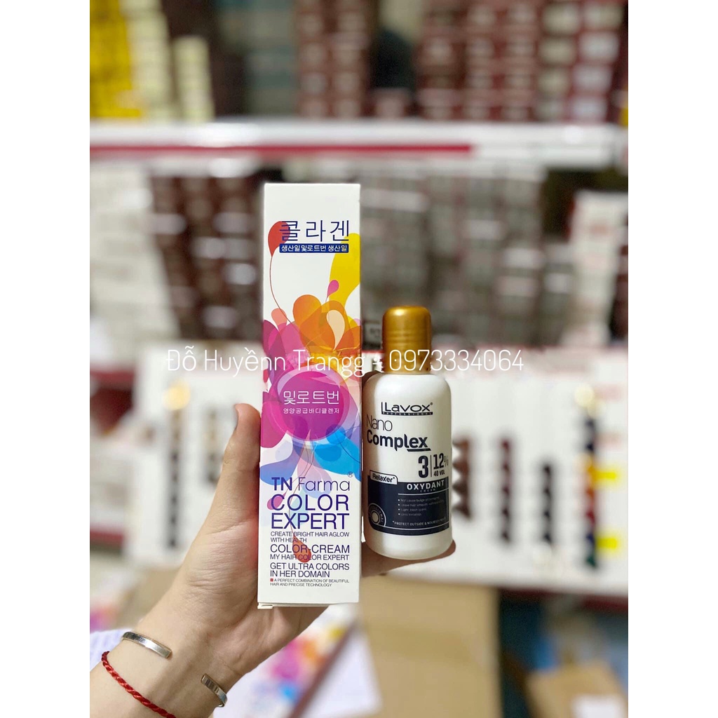 Thuốc nhuộm tóc màu VÀNG HOA CÚC kèm oxy trợ nhuộm