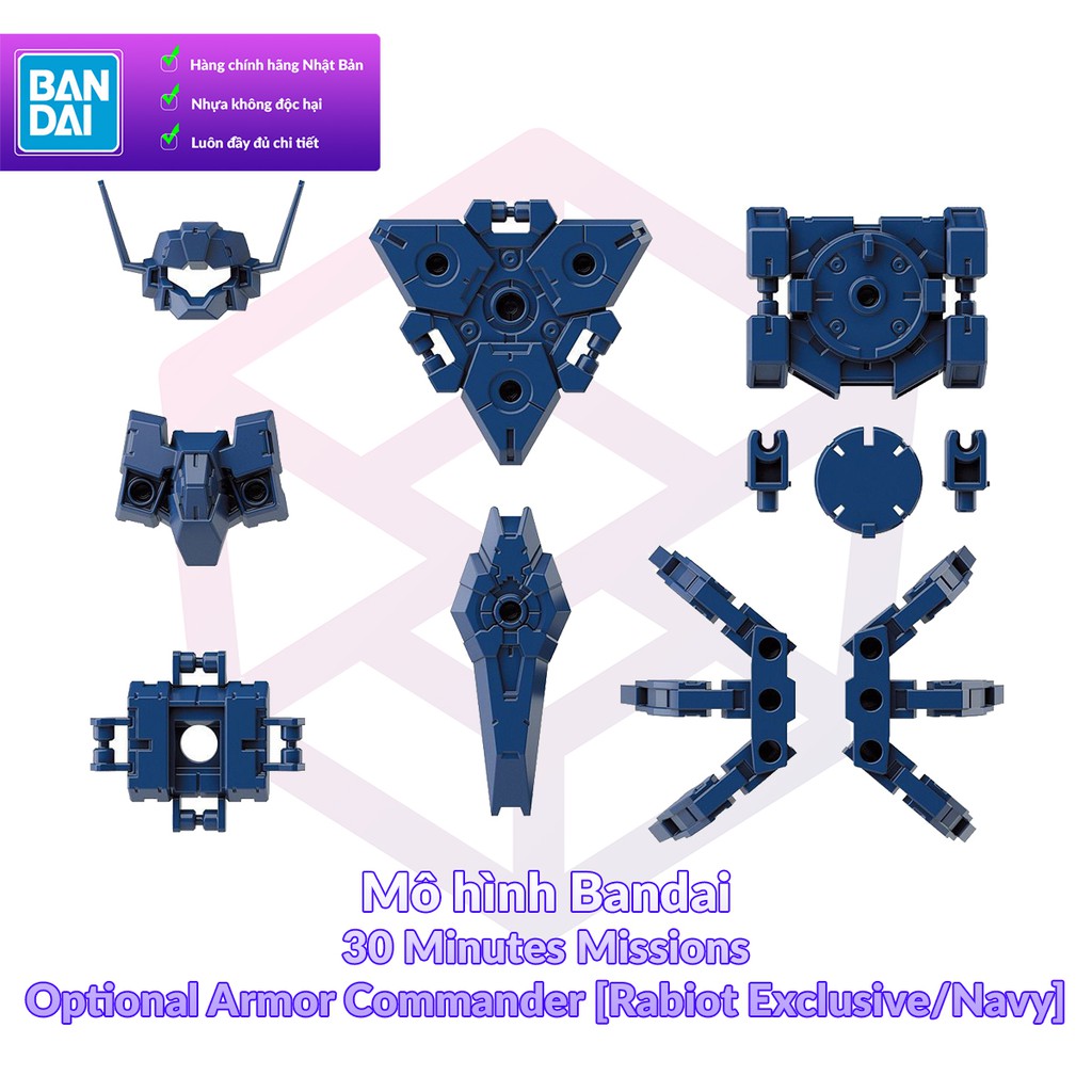 Mô hình Bandai 30MM Optional Armor for Commander [Rabiot Exclusive/Navy] [30MM]