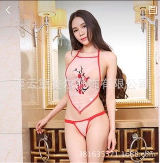 Set yếm hoa đào