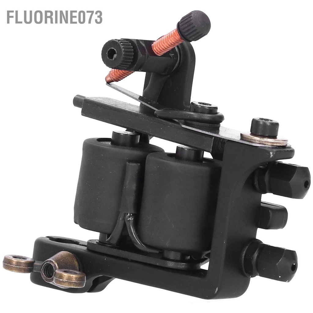 [Hàng Sẵn] Body Art Liner Shader Coil Tattoo Machine 10 Wrap Coils Đúc Máy xăm thiết bị【Fluorine073】