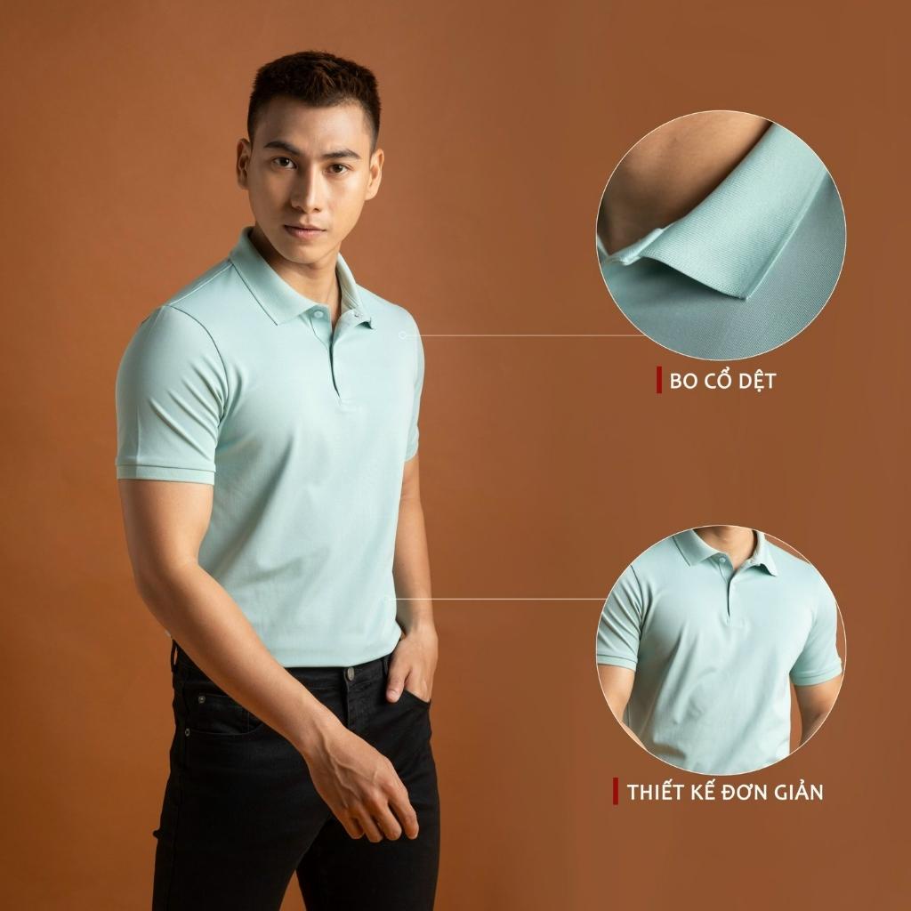 Áo thun polo nam PUNDO phông có cổ trơn màu đẹp vải cotton cao cấp APPD19