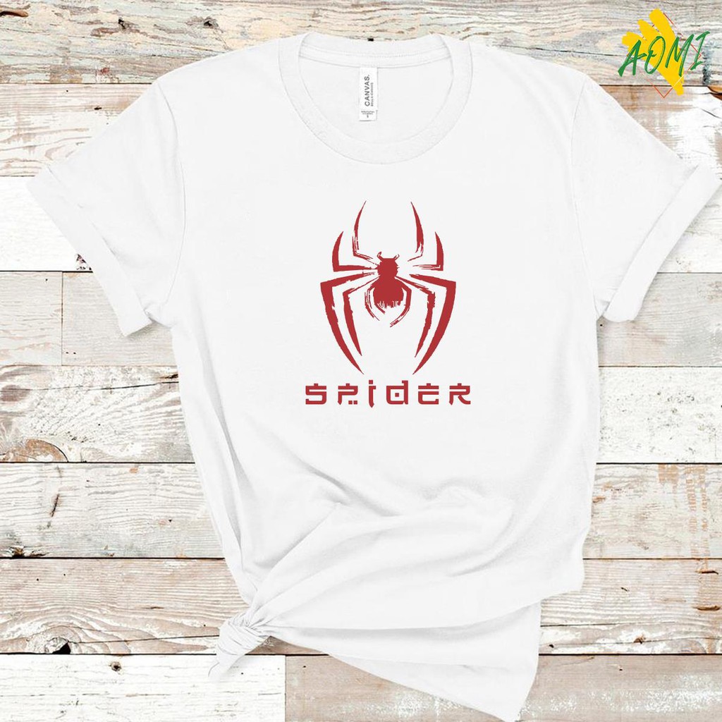 ÁO THUN UNISEX AOMI RED SPIDER NHỆN ĐỎ TAY NGẮN TAY LỠ NAM NỮ CHẤT VẢI LOẠI MỘT