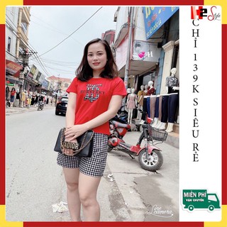 [BỘ MẶC NHÀ NỮ ] Bộ mặc nhà hoạ tiết BBR , chất coton mát, co giãn, đàn hồi tốt, không bai, kiểu dáng trẻ trung, giá rẻ