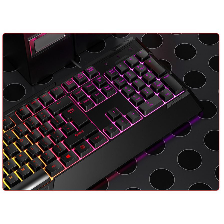 Bộ Bàn Phím Giả Cơ Yindiao V2SE Và Chuột Gaming - Phím Êm, Led RBG