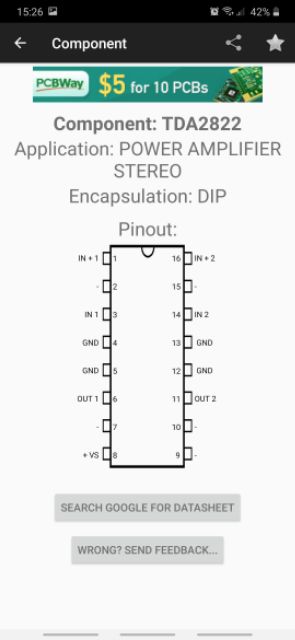 Ic âm thanh TDA2822
