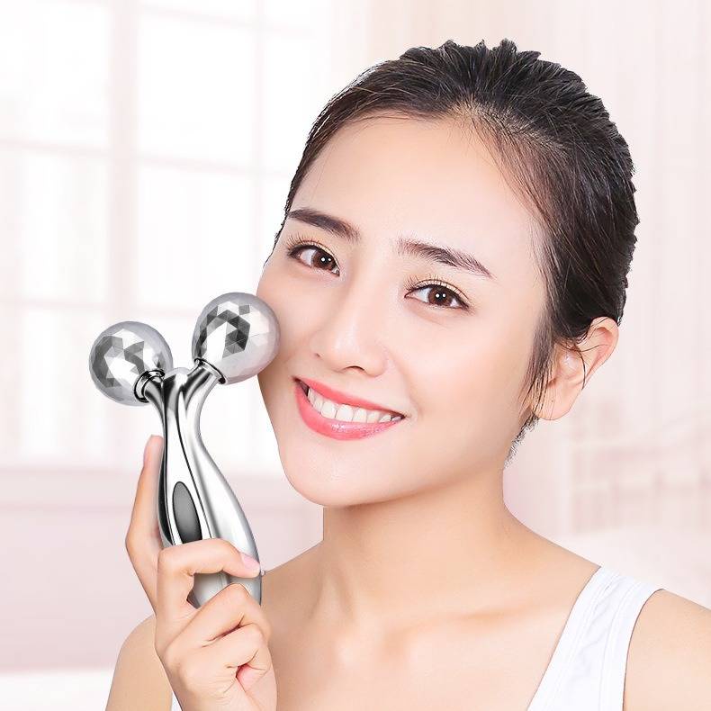 Net Red Artifact 3D Roller Dụng cụ mặt mỏng Mặt Beauty Massage Lara Beauty Cụ V Face Catch Massage cơ bắp