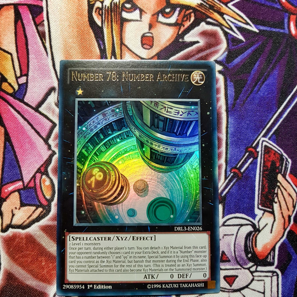 Thẻ bài Yugioh chính hãng | Number 78: Number Archive | Ultra rare DRL3.