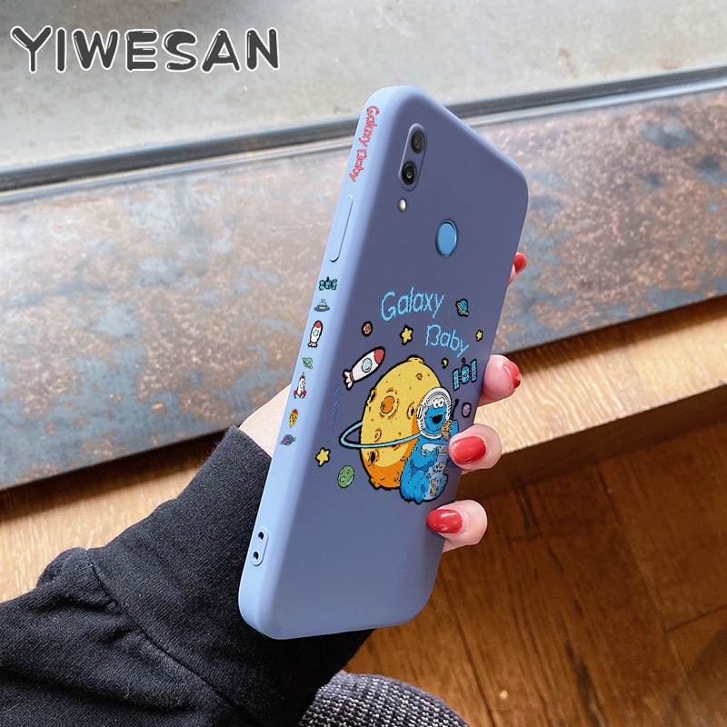 Ốp Lưng Cho Honor Play Ốp Lưng Điện Thoại Chống Sốc Hình Gấu Ảm Đạm Hoạt Hình Ốp Lưng Họa Tiết Silicon Mềm Chính Hãng Hình Vuông Cạnh Bên Ốp Lưng Bảo Vệ Toàn Bộ Máy Ảnh Ốp Lưng Điện Thoại Mềm
