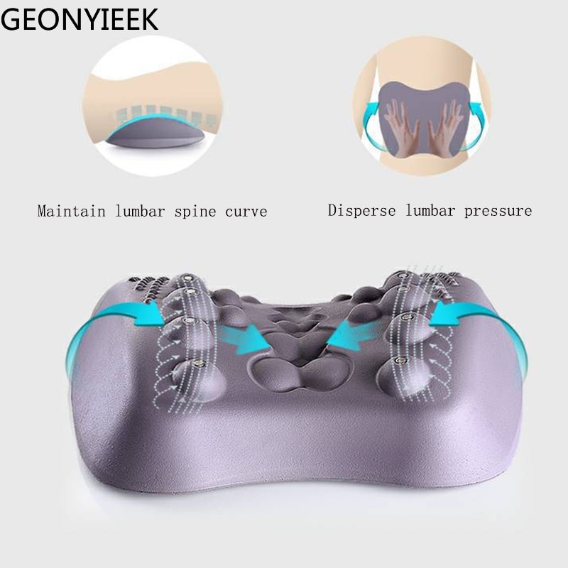 Máy mát xa thắt lưng Trang chủ Đĩa thắt lưng Đau cột sống Massage Gối Điều chỉnh Thắt lưng Thiết bị kéo Dụng cụ Mát xa thắt lưng Máy mát xa thắt lưng
