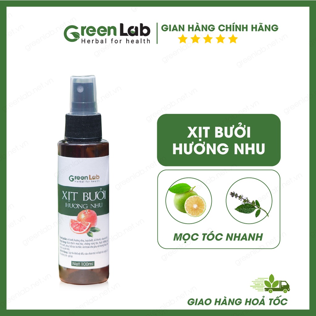 Xịt Bưởi Hương Nhu (GreenLab)