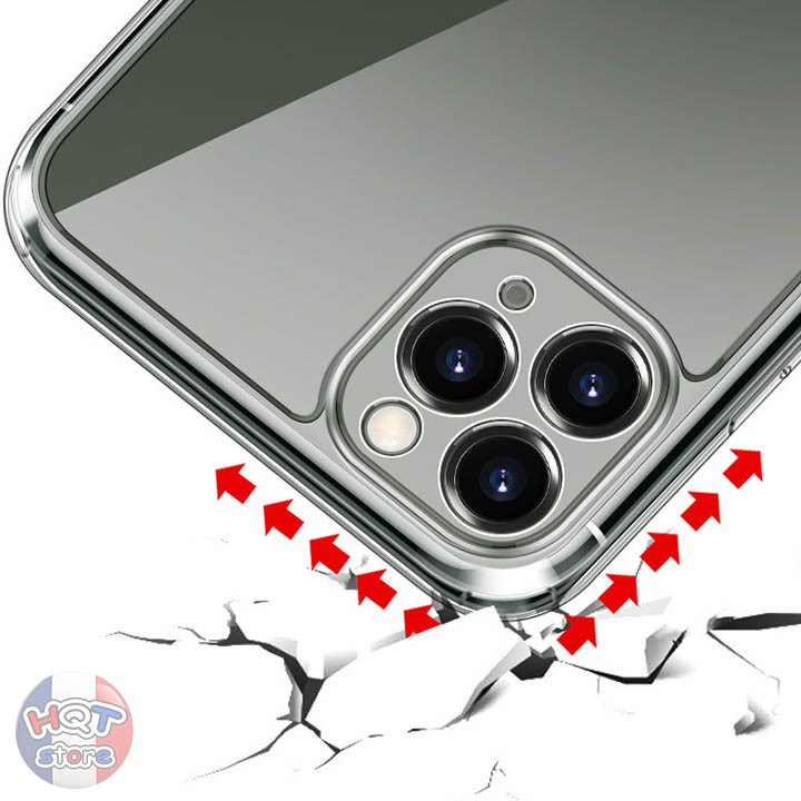 Ốp lưng kính trong suốt Likgus Crystal IP 11 Pro Max / 11 Pro / 11