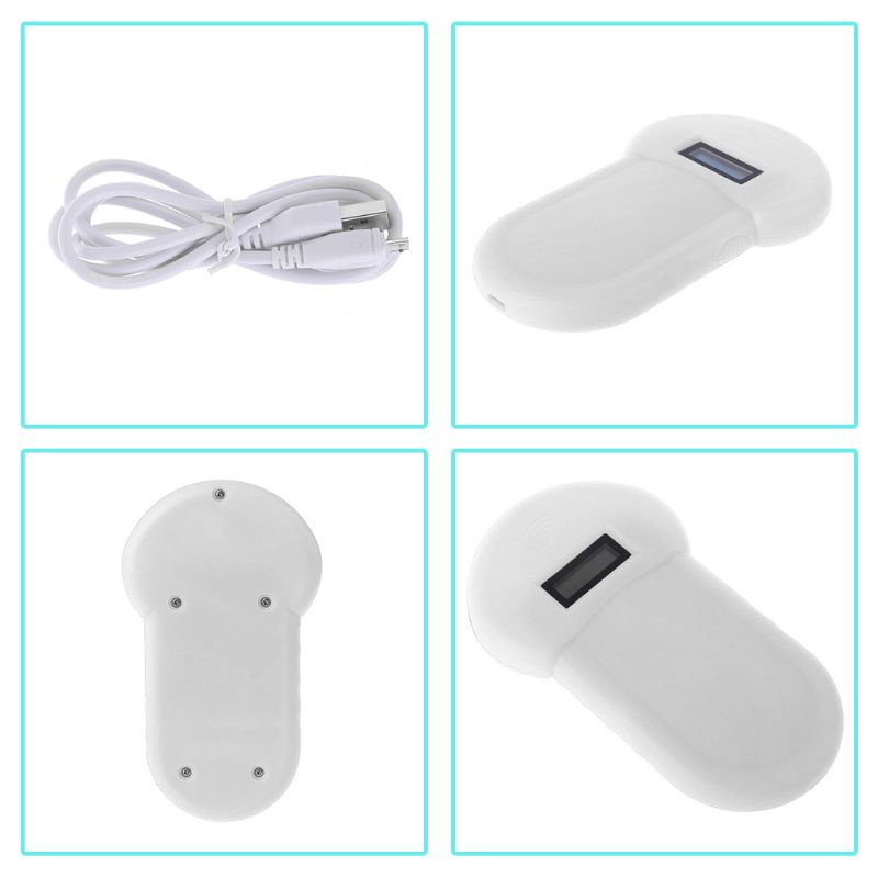 Thiết Bị Quét ID Microchip Cầm Tay Hiển Thị Lịch Sử Dữ Liệu Màn Hình OLED 134 2Hz