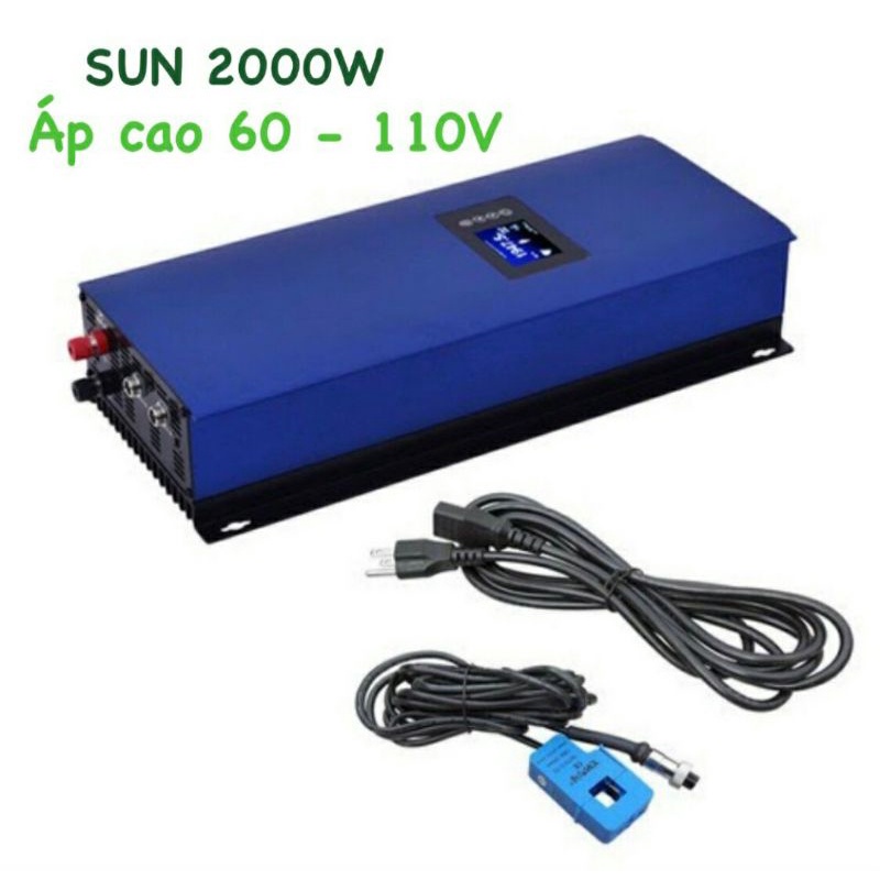 Hòa lưới 2000W bán tải áp cao 60-110V - SUN-2000G-T 60-110V