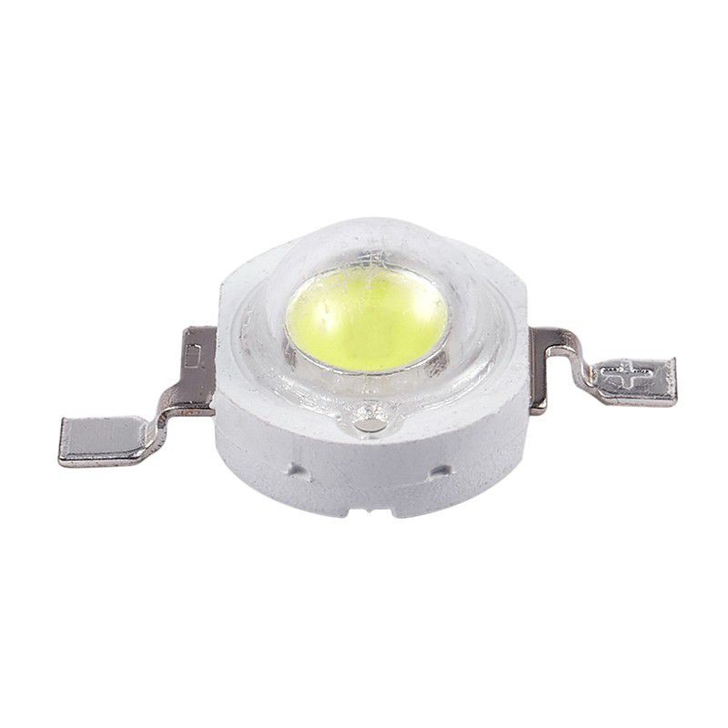 Sét 5 chíp Led 2 Pin 3W White LED Bead Emitters 170-190Lm 6000K